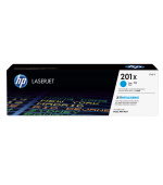 HP 201X High Capacity Cyan LJ Toner Cartridge, CF401X (2,300 pages)