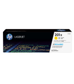 HP 201X High Capacity Yellow LJ Toner Cartridge, CF402X (2,300 pages)