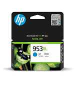 HP 953XL High Yield Cyan Original Ink Cartridge (1,600 pages)