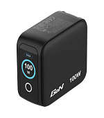 VERBATIM Mini GaN Nabíječka s displejem 100W, 2xUSB-C, 1xUSB-A, černá