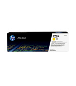 HP 128A Yellow LJ Toner Cart, CE322A (1,300 pages)