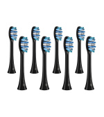 TrueLife SonicBrush Clean-series heads Whiten black 8 pack