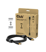 Club3D Kabel DisplayPort 2.1 na DisplayPort 2.1, VESA DP80, 8K240Hz/10K60Hz (M/M), 2m, černá