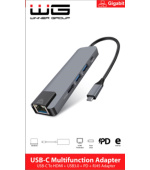 WG - Type-C HUB / HDMI / RJ45 / USB3.0 / hlinik