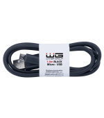 WG - Datový kabel Micro USB na USB-A, 1 metr, černá