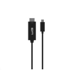 WG - Datový kabel Type-C na HDMI, 3 metry, 4K, černá
