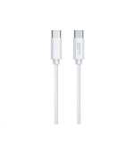 WG - Datový kabel Type-C na Type-C, 3 metry, 3A, 60W, bílá