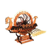 RoboTime 3D dřevěná skládačka Vikinská dračí loď