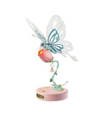 RoboTime 3D mechanická skládačka Růžový motýl