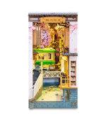 RoboTime Zarážka na knihy miniatura domečku Sakurová ulička