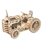 RoboTime 3D dřevěné mechanické puzzle Traktor