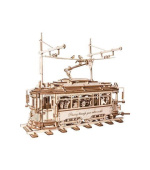 RoboTime 3D dřevěné mechanické puzzle Tramvaj