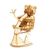 RoboTime dřevěné 3D puzzle Panda