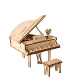 RoboTime dřevěné 3D puzzle Velké piano