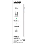 WG - Univerzální pero WG Stylus Pro s magnetickým uchycením / white
