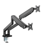 Držák monitoru Brateck LDT60-C024 dvě ramena vedle sebe mechanická pružina Heavy Duty