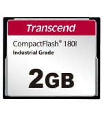 TRANSCEND CompactFlash Card CF180I, 2GB, SLC mode WD-15, Wide Temp.
