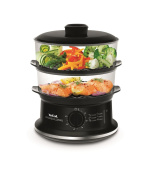 Tefal Convenient VC140131 parní hrnec, 900 W, 6 l, miska na rýži, černá