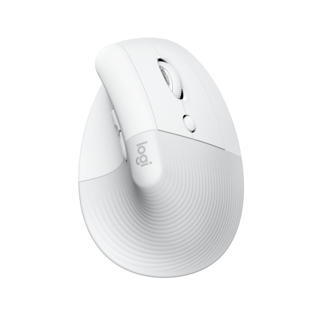 LOGITECH Lift For Business/Ergonomická/Optická/Pro praváky/4 000DPI/Bezdrátová USB + Bluetooth/Bílá