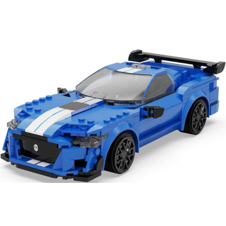 Programovatelná RC stavebnice sporťáku BLUE KNIGHT - 325 dílků