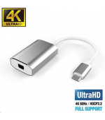 PremiumCord Adaptér USB-C na mini DisplayPort, rozlišení 4K*2K@60Hz