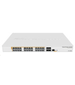 MikroTik Cloud Router Switch CRS328-24P-4S+RM, 800MHz CPU,512MB RAM, 24xLAN, 4xSFP+ slot, vč. L5 - rozbaleno