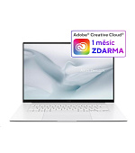 ASUS NTB Zenbook S 16 (UM5606GA-OLED176X), Ryzen™ AI 9 465, 16" 2880 x 1800, 32GB, 2TB SSD, Radeon 880M, W11 Home, White