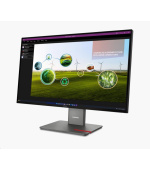LENOVO LCD ThinkVision P27q-40- 27",IPS,mat,16:9,2560x1440,178/178,4/6ms,350cd/m2,1500:1,DP,HDMI,PIVOT,VESA,3Y