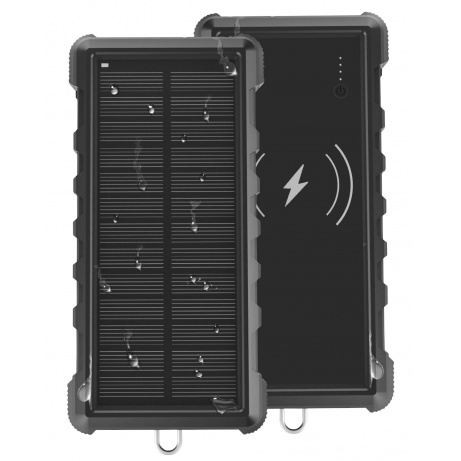 Solární powerbanka VIKING W24W 24000mAh, QC3.0, bezdrátové nabíjení