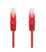 C-TECH kabel patchcord Cat5e, UTP, červený, 2m