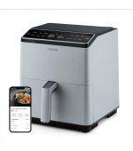 BAZAR - Cosori Dual Blaze 6.4L SMART horkovzdušná fritéza + 5x špíz a gril. rošt, grey - Poškozený obal (Komplet)