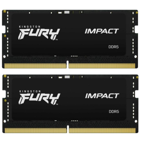 KINGSTON SODIMM DDR5 64GB (Kit of 2) 5600MT/s CL40 FURY Impact PnP