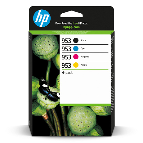 HP 953 CMYK Original Ink Cartridge 4-Pack (700 / 700 / 700 / 1,000 pages)