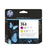 HP 744 Tisková hlava, purpurová a žlutá, F9J87A