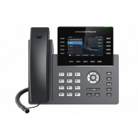 Grandstream GRP2615 SIP telefon, 4.3" TFT bar. displej, 5 SIP účtů, 10 prog. tl., 2x1Gb, WiFi, BT