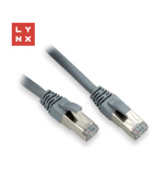 LYNX FTP patch kabel Cat6, PVC, 20m, šedý