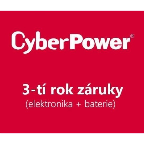 CyberPower 3. rok záruky pro UT1500E, UT1500E-FR, UT1500EG, UT1500EG-FR