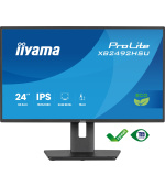 24" iiyama X2492HSU-B1:IPS,FHD,HDMI,DP,green,HAS