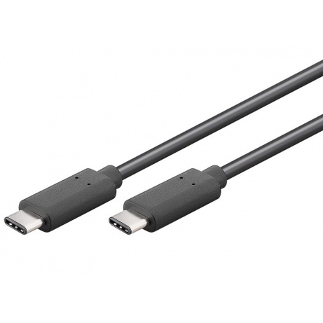 PremiumCord USB-C/male - USB-C/male, černý, 0,5m