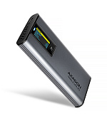 BAZAR - AXAGON EEM2-SD2 USB-C 10Gbps - M.2 NVMe & SATA SSD kovový DISPLAY box, bezšroubkový - Po opravě (Komplet)