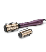 BaByliss Big Hair Dual AS950E fialový horkovzdušný rotační kulmofén, ionizační technologie, 2 teploty