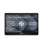 ASUS PC AiO ExpertCenter E1 (E1600WKAT-MR4128X), Celeron N4500, 15.6" 1920 x 1080, 4GB, 128GB SSD, UHD, W11 Pro, Black