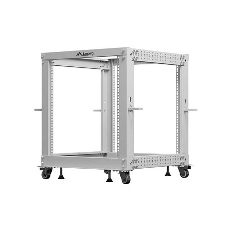 OTEVŘENÝ RACK 19" 9U 600X600-1100 NASTAVITELNÝ ŠE