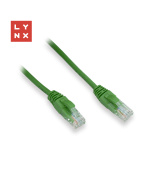 LYNX UTP patch kabel Cat5e, PVC, CCA, 7m, zelený