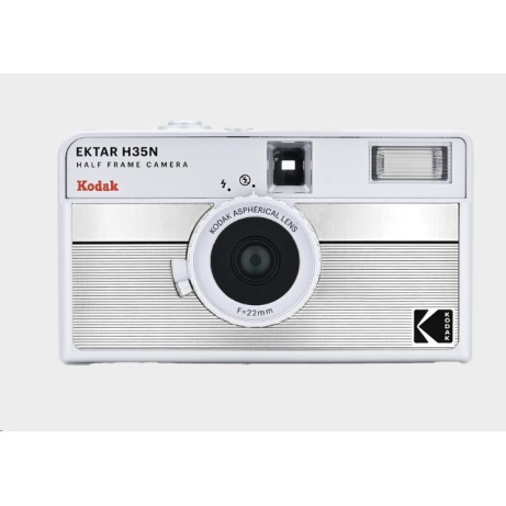BAZAR - Kodak EKTAR H35N Camera Striped Silver - Poškozený obal (Komplet)
