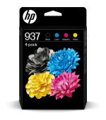 HP 937 CMYK Original Ink Cartridge 4-Pack (1,450 / 800 / 800 / 800 pages)