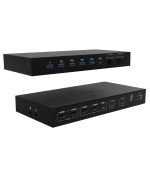 i-tec USB-C KVM Docking station for 3 Hosts, Dual Display, 2x Power Delivery (1x 92W/2x 65W)