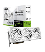 ASUS VGA NVIDIA GeForce RTX 5070 Ti TUF GAMING 16GB OC WHITE, 16GB GDDR7, 3xDP, 2xHDMI