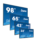 Iiyama ProLite TN8605A-B1AG, IFP, 217.4 cm (85.6''), infrared, 4K, USB, USB-C, RS232, Ethernet, kit (USB, RS232)