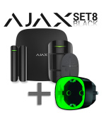 Ajax SET 8 -  StarterKit black +  Socket black - ZDARMA